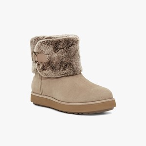 Ugg Classic Berge Mini Suede Klassiska Stövlar Dam Bruna (849650NIO)